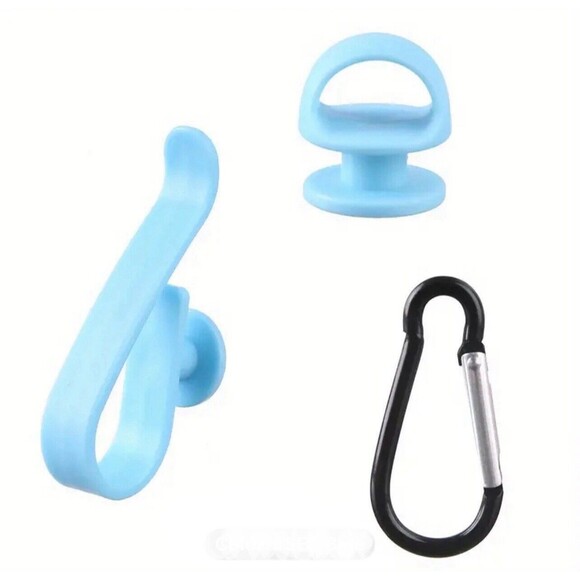 Bogg Bag Accessories 2 Pcs Durable Buckle & Hook Insert Caribeaner Key Chain NWT - Picture 4 of 5